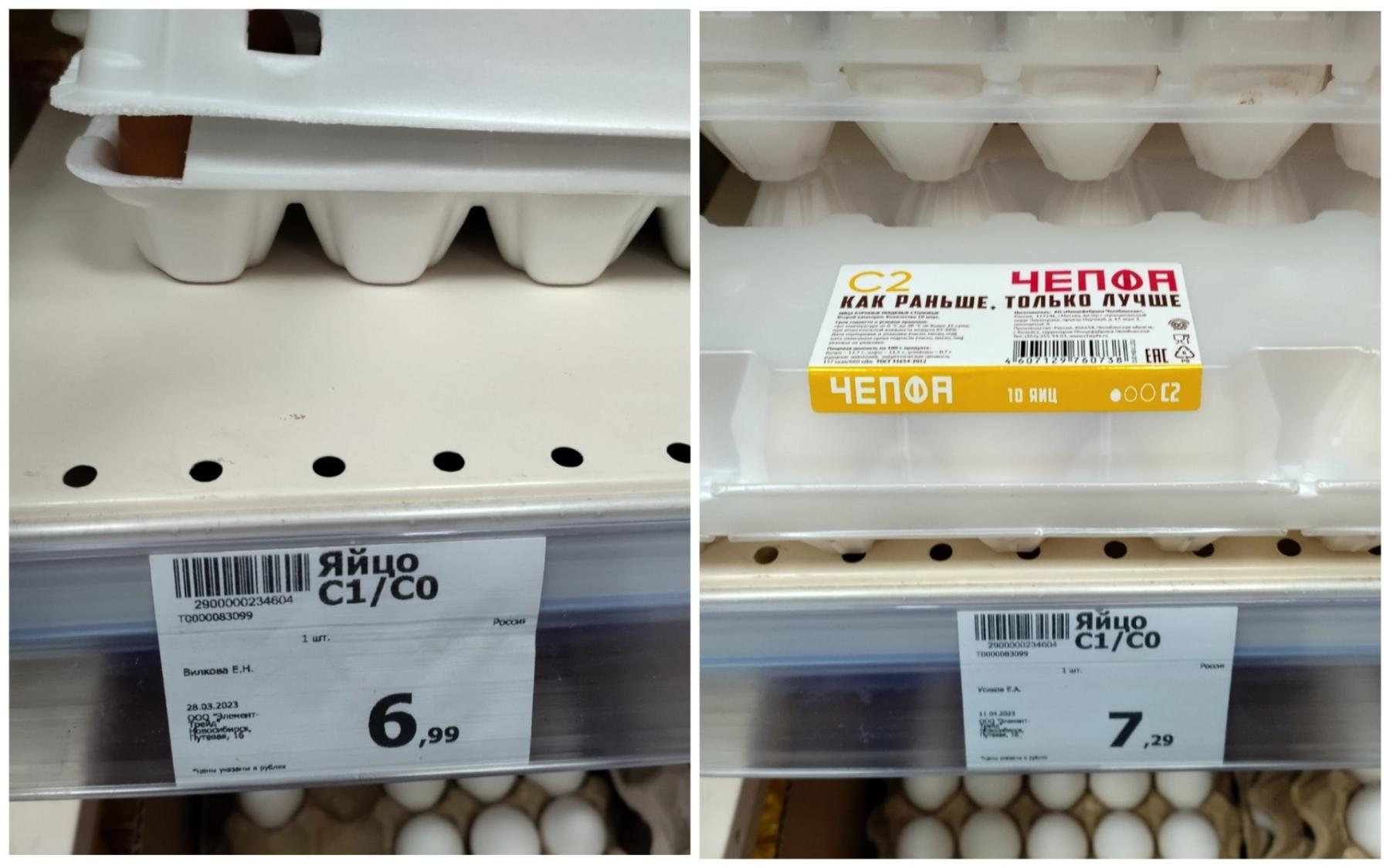 Фото В Новосибирске перед Пасхой выросли цены на куриные яйца 2